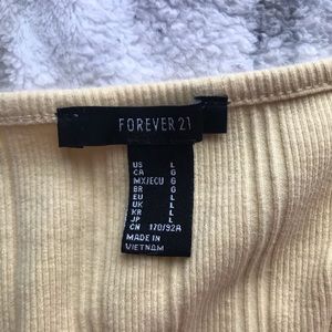 yellow forever 21 tanktop